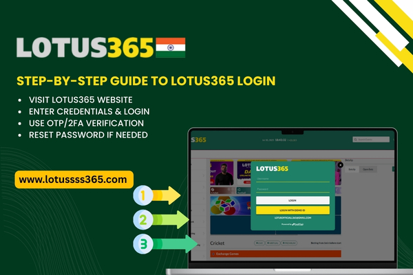Lotus365 Login Process